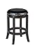 Boraam Cordova Counter Height Swivel Stool, 24-Inch, Black