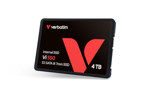 Verbatim Vi550 S3 Interne SSD 4TB 2,5 Zoll SATA III 3D NAND bis 550MB/s