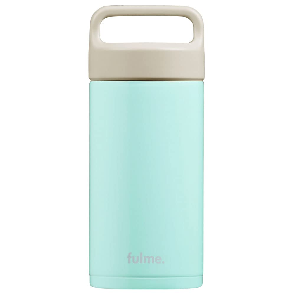 アイリスオーヤマ フルミー fulme 水筒 タンブラー マグボトル ステンレス 350ml グロッシーブルー 蓋付き ハンドル付き 持ち手 保温 保冷 真空断熱 ごくごく飲める飲み口 アウトドア スポーツボトル オフィス シンプル なめらかハンドル FM-SR350商品画像