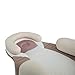 kasen Portable Baby Pillow Baby Crib Mattress Newborn Baby and Infant Anti-Roll (Beige)
