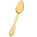 Kaya Collection - Plastic Silverware Set - Gold Cutlery - Disposable Flatware, 60 Forks, 60 Knives and 60 Spoons Baroque Design (180 Pieces)
