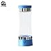 Synteam Hydrogen Water Bottle Machine Maker Hydrogen Water Generator Ionizer with SPE and PEM Technology (Blue)