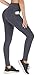 Heathyoga Yoga Leggings with Pockets for Women, Tummy Control Women’s High Waist Yoga Pants with Pockets Workout Yoga Pants Graythumb 1