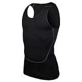 ROPALIA Mens Tight Breathable Sport Vest Fitness Athletic Tank Top