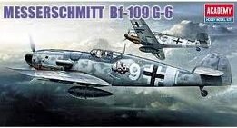 1:72 Academy Messerschmitt Bf109g-6 Plastic Model Kit
