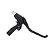 Bicycle Brake Levers 2pcs Mountain Bike Brake Handles 4 Finger 2.2cm Diameter for Most Bicycle, Road Bike, MTB, BMX, Cycling (Aluminum Alloy, Black)thumb 2