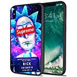Suprem Sanchez Rick Super Stylish Cool Phone Case for iPhone 6 7 8 5S 6plus XS XS Max XR Hard Plastic Case with Soft Silicone Frame Back Cover Case (iPhone Xs Max)