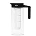 Cold Brew Coffee Maker by Reveille - Iced Coffee Maker Produces 1300ml (5+Cups), Premium Borosilicate Glass Container with Easy to Use Filtration System and Unique Lid Design to Keep Cold Brew Fresh