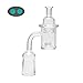 90 Degree 4mm Wall Thick Quartz with Glow Ball Glass Collector (14mm Female)