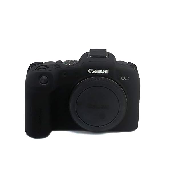 fittings4you Silikon Tasche Etui kompatibel mit Canon EOS R Kameratasche schwarz CC2220a