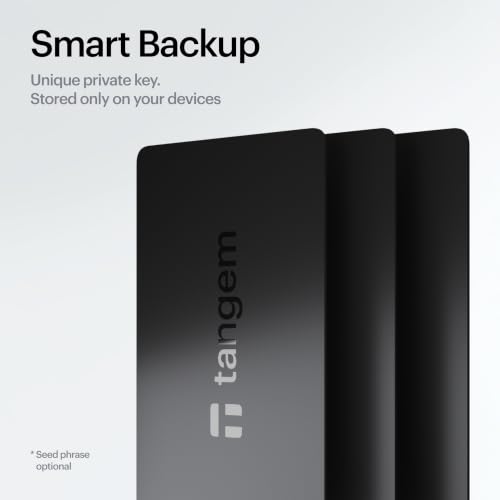 Tangem Security Card Pack of 3 – NFC Digital Asset Protection – 100% Offline Cold Storage – Compact Design