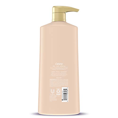 CARESS HYDRATING BODY WASH WITH PUMP FOR NOTICEABLY SILKY SOFT SKIN DAILY SILK EXTRACT AND FLORAL OIL ESSENCE 25.4 OZ