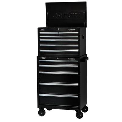 Husky 27 In W 11 Drawer Tool Chest And Cabinet Set By Husky