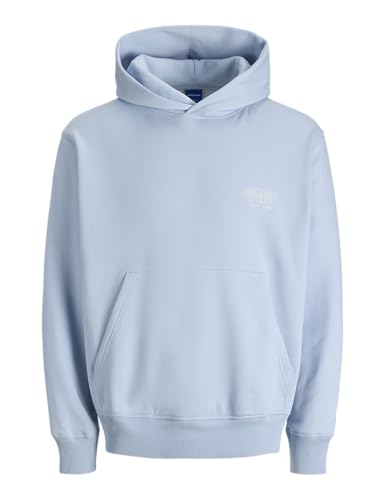 JACK & JONES Hood Jorgrand Midtown Sweat à Capuche, Skyway, M Homme