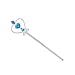 Hpwai Princess Little Girls Kids Frozen Elsa Party Dress Up Accessories,Crown Braid Wand Blue Gloves Princess Blue Jewelry Gift Set