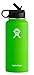Hydro Flask Vacuum Insulated Stainless Steel Water Bottle Wide Mouth with Straw Lid (Kiwi, 32-Ounce)