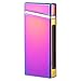 Electric Arc Lighter USB Rechargeable Lighter Windproof Flameless Lighter Plasma Electronic Lighter with LED Power Display (Rainbow)