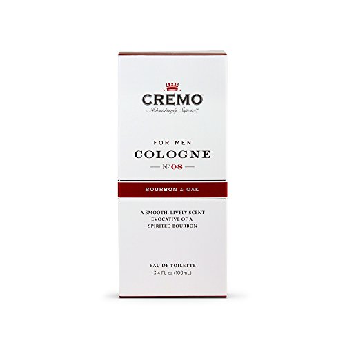 Cremo Cologne Spray, Bourbon & Oak, 3.4 Ounce