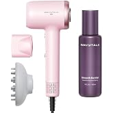 Wavytalk Turblow Pro Fast Drying Hair Dryer Pink and Heat protectant Spray for Hair 5 Fl Oz