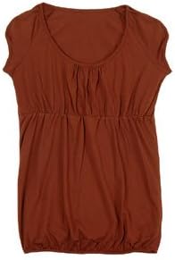 Organic Cotton Nejma Top - Boa Style (Brown-large)