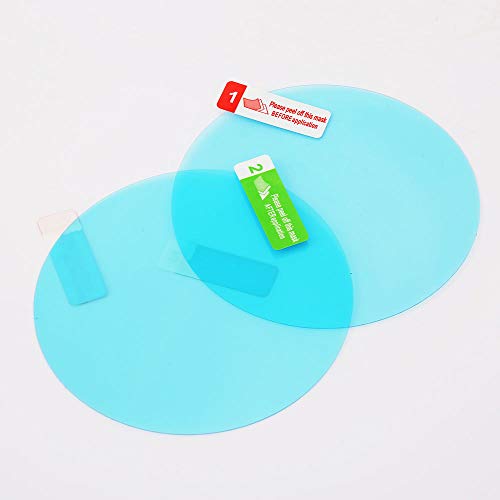 ReFaXi Car Anti Fog Coating Rainproof Rear View Mirror Waterproof Protective Film 2Pcs for Vehicle Motorcycles, Trucks, Snowmobiles As Well - Thumbnail 3