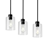 Mcieno Modern Black Pendant Light Fixture for