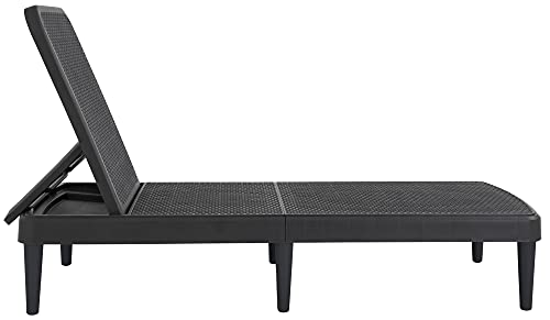 Lagoon Tahiti, camastro para alberca con protección UV portátil, Plegable y facil de almacenar Marca (Color Negro)