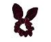 Simnice 25 Pack Hair Scrunchies Rabbit Bunny Ear Bow Bowknot Scrunchies Velvet Scrunchy Bobbles Elastic Hair Ties Bands Ponytail Holder
