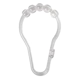 MAYTEX Heavy Duty Plastic Roller Glide Shower Rings