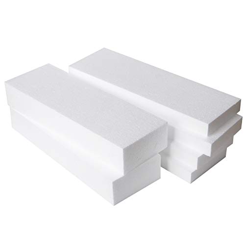 30 Pack Foam Blocks -Rectangle & Square Foam Blocks- Styrofoam Blocks -Floral Foam -Craft Foam- for Craft, Modeling, Sculpture, DIY Arts and Crafts, Flower Foam -Foam Squares- Foam Rectangle -3 Sizes