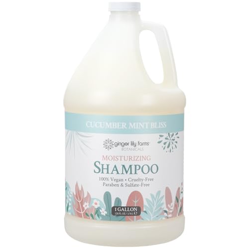 Ginger Lily Farms Botanicals Moisturizing Shampoo for All Hair Types, 100% Vega…