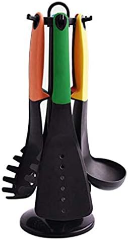 Kitchen Utensils 7 Pieces Set,Creative Nylon Silicone kitchenware Set Non-Stick Pan Heat Resistant Cooker Cooking kitchen set
