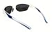 VertX Men's Polarized Sunglasses Sport Cycling Running Outdoor w/ free Microfiber Pouch – Clear Frosted & Blue Frame Blue Lens