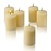 Light In The Dark Ivory Votive Candles - Box of 36 Unscented Bulk Candles - 15 Hour Burn Time - for Weddings, Restaurants, Parties, Spa and Decorations.