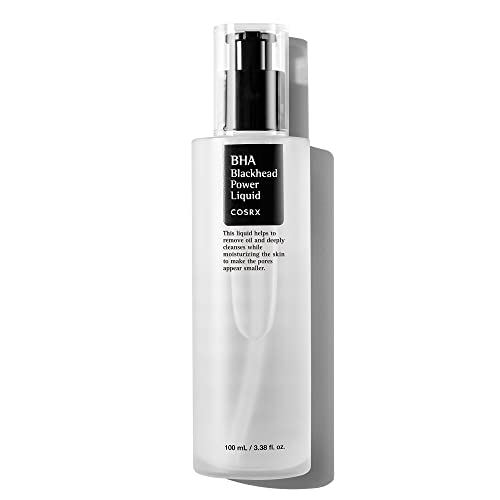 COSRX Liquidi per eliminare i punti neri BHA 4% 100ml, 4% di BHA (betaina salicilato), aiuta a liberare i pori ostruiti ed esfolia delicatamente le cellule morte della pelle, Ipoallergenico…