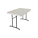 Lifetime 22645 Commercial Folding Table, 4 Feet, Almond