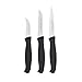 HENCKELS J.A International Accessories Paring Knife Set, 3-piece, Black