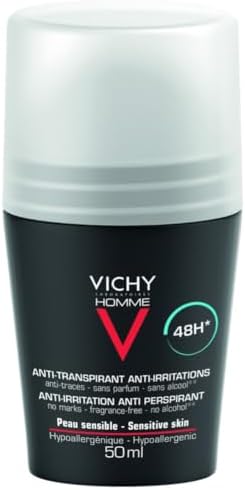 Homme Déodorant Roll-On Anti-Transpirant 48H Peaux Sensibles