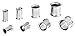 Forbidden Body Jewelry Surgical Steel Ear Gauges, Double Flared Saddle Tunnel Plug Earrings, 5mm - 10mm