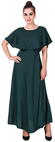 Maxi-length Cape Dress