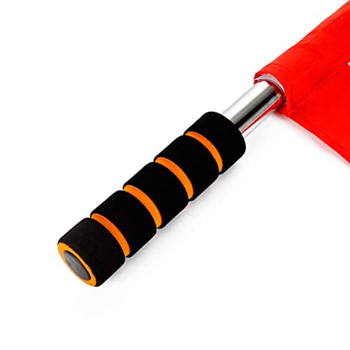 US-CZ-XING Referees Small Signal Flag - 4 Pieces of Football Hand Flags Rugby Linesman Assistant Equipments Signal Flag (Red) - Thumbnail 4