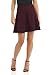 Rekucci Women's Ease In To Comfort Wide Waist Flared Flippy Skirt Luxe Ponte