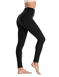 Mallas para dama con mantequilla suave y tobillo largo, de cintura alta, elásticas, básicas, sólidas, de longitud completa
