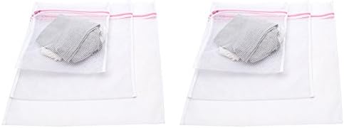 Ncppk Set of 6 Mesh Laundry Bags - 2 Large 2 Medium & 2 Small
