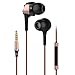 Earphones With Microphone E609 Premium Earbuds Stereo Headphones Volume Control and Noise Isolating, Made for iPhone, iPod, iPad, Samsung Galaxy, LG, HTC and Many more Rose Gold