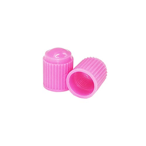 GODESON Plastic Pink Valve Stem Cap for Car, Motorbike, Trucks and Bicycles(Pack of 5pcs) - Thumbnail 2