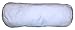 ReynosoHomeDecor COVER-6x18 Inch White Cotton-Blend Zippered Bolster Cylindrical Pillow Cover