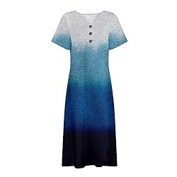 Short Sleeve Sundresses for Women Women's 2024