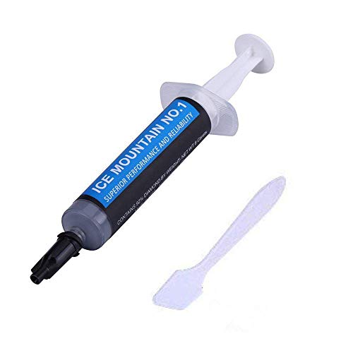 Wigbow Thermal Compound Paste Heatsink Paste Carbon Based High Performance Thermal Compound CPU for All Coolers, Thermal Interface Material - High Durability - 4 Grams 1 Pack