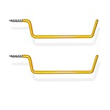 2pc Extra-Long Heavy-Duty Garage Wall Ladder Hanger Hooks
